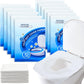 110 Pcs XL disposable flushable toilet seat covers 100% Wood Pulp Cotton for Travel Public Toilets for Adults and Toddlers & Kids | Compact Universal Toilet seat Cover