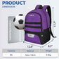 LARIPOP Soccer Backpack Soccer Bag with Ball Holder & Shoe Compartment Youth Sports Equipment Training Bag