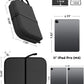 Gel Travel Seat Cushion, Portable Airplane Seat Cushion, 14.5" x 10.5" Thick & Foldable for Airplane Seats, Office Chair, Camping, Bleachers, Flights, Commute (Dark Grey)