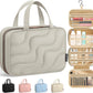 HOTOR Hanging Toiletry Bag - Spacious Travel Toiletry Bag for Women & Men, Multi-Pocket Makeup Organizer, Travel & Cruise Essentials for Business Trip, Gym, Grayish Brown, 11.0" x 8.7" x 3.9"