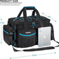 THKFISH Fishing Tackle Bag for 3600/3700 Tackle Box, Waterproof Soft Bottom Large Tackle Box Bag Saltwater & Freshwater Fishing Bags