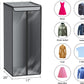 Univivi Garment Bags for Hanging Clothes, Large Clothes Storage Bags Closet Organizer with Clear Window, Premium Hanging Garment Storage Bag for Suits, Coats, Jackets, 40", 2-Pack (Grey)