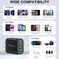 [2-Pack]50W USB C Wall Charger Block, 5-Port C Charger Fast Charging Block PD Power Adapter +QC 3.0 Multiport Type C Box Brick Cube USB A Wall Plug for iPhone 16/15/14/13 Pro Max,Samsung Galaxy(Black) - Roamly