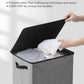 SOLEDI Laundry Hamper with Lid 90L Large & Tall Collapsible Laundry Basket, Clothes Hamper with Bag Removable Easy to Carry, Dirty Hampers for Bedroom, Bathroom, Dorm, College, Grey