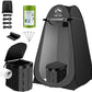 Portable Toilet Kit, Camping Toilet with Pop-Up Privacy Tent and Poo Gel Toilet Bags, Washable Portable Outdoor Showers Changing Rooms
