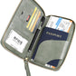 Rowgins Rfid Blocking Passport Holder Wallet, Rowgins Rfid Passport Holder with Zipper, PU Leather PassportHolder for Travel (GREEN)