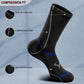 BULLIANT Compression Socks for Men 6Pairs, Athletic Crew Socks Cushioned For Men Sports Running-Arch Support