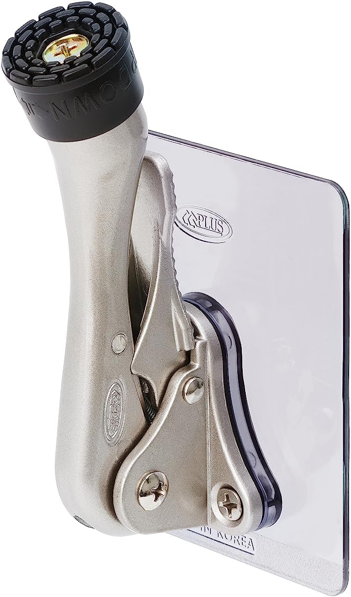 One-Touch Doorstop Adhesive Bracket (Satin Nickel, 4inch x 2pack)
