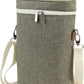 ZORMY 2 Bottle Insulated Wine Carrier Bag for Travel, Wine Carrier Tote Cooler Bag with Shoulder Strap & Corkscrew Opener, Perfect Wine Lover's Gift, Great for Picnics and Outdoor Entertaining