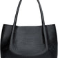 KKXIU Tote Bag for Women Vegan Leather Shoulder Purse Large Capacity Travel Bag