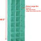 SIMPLE HOUSEWARE Hanging Closet Organizers 24 Section Shoe Shelves, Turquoise