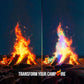 Fire Dazzle Fire Color Changing Packets for Fire Pit - 12 Pack Color Packets, Flame Changer for Fire Pit and Campfires - Camping Games Accessories for Kids and Adults