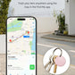 Tracker Tags, Item Finder Work with Apple Find My (iOS Only), Tracking Device Locator Smart Tag for Luggage, Keys, Wallet, Bike, Pets, Bags (Pink, 1 Pack)