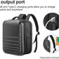 SOKOK Carry On Travel Backpack Waterproof Business Backpack Expandable with Laptop Compartment and Charging, Hardshell Computer Backpack for Men and Women, Graphite