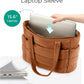BAGSMART Tote Bag for Women, Lightweight Puffy Tote Bag with Compartments Shoulder Bag Handbag for Travel, Work, Gym,