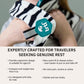 trtl Pillow - Scientifically Proven Super Soft Neck Support Travel Pillow - Machine Washable (Aqua Pop, Junior)
