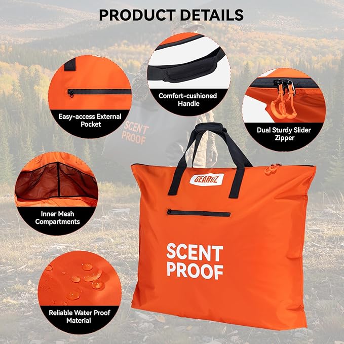 Scent Proof Bag & Deer Drag Sled - Buy Together to Save