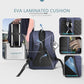 hk Laptop Backpack for Men with USB Charging Port Water-Resistant for 15.6 Inch Computer Bag Durable High-Tech Daypack Casual Backpack for Business Work College Weekender Travel- Blue