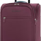 Verage Under Seat Luggage with Wheels, Softside Expanable Small Suitcase Carry On Luggage Bags for Airlines Airplanes Short Trip Men Women (Grape red, 16-Inch Rolling Underseat)