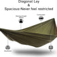 onewind 12Ft Camping Hammock with Mosquito Net, Ridgeline Double Hammock Portable Lightweight Large Hammock Ripstop Nylon Durable with 2 * 12Ft Tree Straps for Camping Hiking Backpacking, OD Green