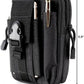 Tactical Molle Pouch Bag - EDC Utility Gadget Waist Bag Pack- Camping Hiking Outdoor Gear - Cell Phone Holster Holder - Black