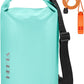 HEETA Waterproof Dry Bag for Women Men(Upgraded Version) 5L/10L/20L/30L/40L Roll Top Lightweight Dry Storage Bag Backpack with Emergency Whistle for Travel, Swimming, Boating, Kayaking, Camping, Beach