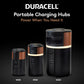 Duracell M100 Portable Charging Hub – 92W Charger for Laptops & Tablets, Wireless Charging for Cell Phones & Earbuds – Light & Compact Power Bank Station w/ USB-C & USB-A Ports, Charging Dock