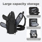 OZUKO Tactical Sling Bag, Black Small Crossbody Backpack for Men, Casual Shoulder Chest Bag for Travel, Work & Everyday Use