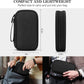 FYY Electronic Organizer, Travel Cable Organizer Bag Pouch Electronic Accessories Carry Case Portable Waterproof Double Layers Storage Bag for Cable, Cord, Charger, Phone, Earphone, Large Size, Black