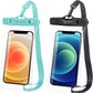 Waterproof Phone Pouch Bag - 7.5in Waterproof Phone Case for Beach Travel Must Haves, IPX8 Dry Bag with Lanyard for iPhone 16 15 Pro Max Galaxy S24+ S23 Pixel 8a, Cruise Essentials