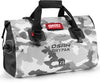 Waterproof Duffel Bag - Motorcycle Dry Bag Tail Bag with Large Storage Space, Waterproof Luggage Duffle Bags with Outer Mesh Zipper Pocket for Camping, Kayaking, Fishing & Traveling - Roamly