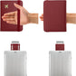 ZOPPEN Passport Holder Wallet, Passport Cover Travel Wallet Women Travel Essentials Accessories Document Organizer Travel Must Haves Rfid Blocking Cover Case for Women and Men, Wine