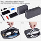 Universal Electronics Accessories Carrying Case, 2PCS Big + Small Portable Storage Pouch, Cosmetic Bag, Cable Organizer Compatible Hard Drive, Mouse, Power Bank, Adapter, Cellphone, Space Gray