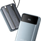 Portable-Charger-Power-Bank Travel Essentials Battery Pack USB C 30000mAh Built in Cable 22.5W Phone Fast Charging Powerbank Compatible with iPhone 16 15 14 13 12 11 iPad Samsung Google Xiaomi