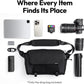 ULANZI BP11 8L Camera Sling Bag with Tripod Holder for Men Women, Lightweight Splash-proof DSLR/Mirrorless Anti-Theft Crossbody Bag for Travel Hiking Photography Customizable Front Pocket Camera Bag
