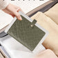 Vlando Travel Jewelry Organizer Case,Mom Gifts from Daughter,Jewelry Storage Book Ring Binder with Clear Zipper Velvet Jewelry Pouch Bag,Travel Essentials for Rings,Necklace,Earrings-Olive Green