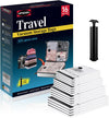 Travel Vacuum Bags for Luggage with Hand Pump,Vacuum Seal Bags for Clothing,Packing Cubes Compression,Cruise Ship and Travel Essentials(Combo 16 Pack)
