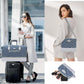 Weekender Bag for Women, Travel Duffel Bag Carry On Overnight Bag with Shoe Compartment Large Nylon Travel Weekend Tote Bag - Roamly