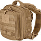 5.11 Tactical Sling Bag Pack MOAB 6, Shoulder Crossbody Military Bag, 11L, Kangaroo, Style 56963ABR