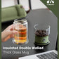 ZENS Modern Glass Infuser Teapot, Smart One Touch Tea Maker for Loose Tea Diffusers with Insulated Mug and Portable Case, Enchanted Teapot Alternatives for Tea Lover Gifts