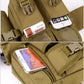 Tactical Waist Pack With Detachable Water Bottle Holder Pocket Fanny Pack & Outdoor Lumbar Bag for Hiking Travelling Climbing Cycling Camping Shopping Hunting Fishing