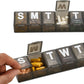 Weekly Pill Organizer - (Pack of 3) Extra Large Vitamin Container with Jumbo Easy to Read Letters, BPA Free - Daily Travel 7 Day Medication Pill Box Case, (Black)