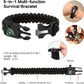 XUANLAN Emergency Survival Kit 13 in 1, Outdoor Survival Gear Tool with Survival Bracelet, Fire Starter, Whistle, Wood Cutter, Water Bottle Clip, Pen (Survival Kit 2)
