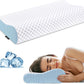Cervical Neck Pillow for Pain Relief - Ergonomic Contour Memory Foam Pillows, Cooling Side Sleeper Pillow for Sleeping, Orthopedic Bed Pillow for Back Stomach Sleepers with Pillowcase