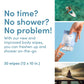 YUNI Beauty Large Body Wipes (Unscented, 12 Count) Super Soft Moist Showerless that Cleanse & Deodorize - On-the-Go Waterless Body Cleanser - Biodegradable Individually Wrapped Wipes for Travel