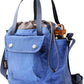 Bellroy Cinch Bucket Bag (compact 9 liter lightweight crossbody bag with external organization, internal zip pocket, adjustable shoulder strap, and adapts to be carried three ways) - DenimBlue