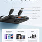 Mini Portable Charger with Built-in Cables 22.5W Fast Charging Power Bank USB-C Small Battery Pack 10000mAh Travel Essential Slim Battery for iPhone 16/15/14, Samsung 25/24, and More