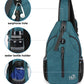 WATERFLY Crossbody Sling Backpack Sling Bag Travel Hiking Chest Bag Daypack - Roamly