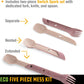 UCO Recycled ECO 5-Piece Camping Mess Kit with Bowl, Plate, Switch Spork Utensil Set
