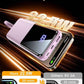 Portable Charger Power Bank - 15,000mAh Battery Pack Portable Phone Charger with Built in Cable 22.5W Fast Charging Powerbank Compatible with iPhone Android Samsung Phone, Lavender